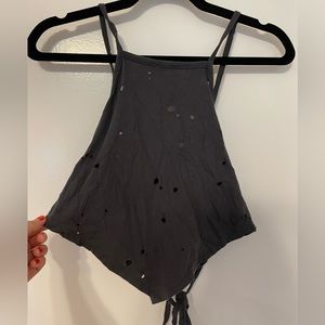 NOCTEX Charcoal Millie Bralette/Crop Top